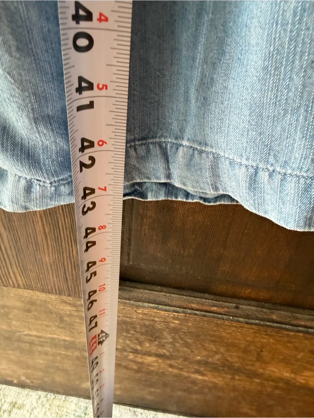 Francesca's Light Blue Tie-Waist Wide Leg Pants - Picture 7 of 7